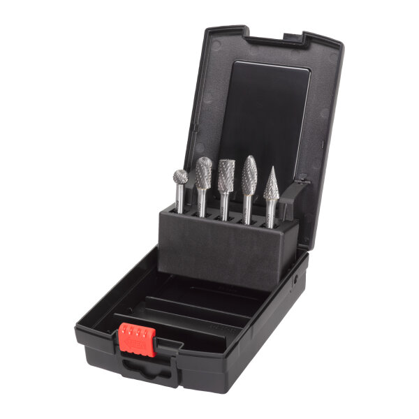 Hartmetall-Fräser 6 x 12,7 mm Set (5-teilig)