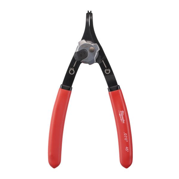 Sicherungsringzange - 45° gekröpft, 1,8mm Spitze, für Größe A2/J2