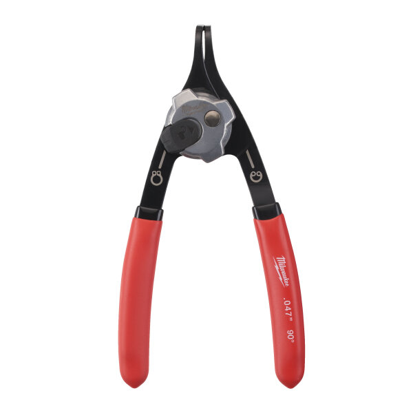 Sicherungsringzange - 90° gekröpft, 1,2mm Spitze, für Größe A1/J1