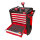 TOOLGUARD - 30˝ / 78 cm TOOLGUARD Werkstattwagen mit Werkzeugbestückung, 246-teilig, rot