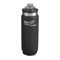 PACKOUT - PACKOUT™ Isolierflasche 530 ml mit Schraubdeckel, schwarz