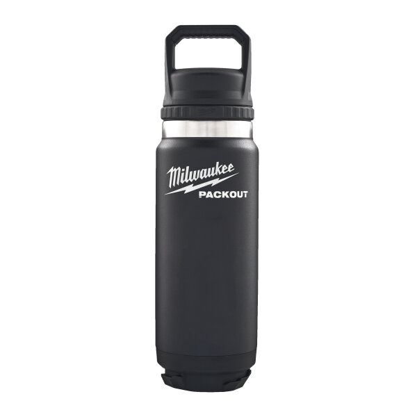PACKOUT - PACKOUT™ Isolierflasche 700 ml mit Schraubdeckel, schwarz