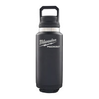 PACKOUT - PACKOUT™ Isolierflasche 1065 ml mit Schraubdeckel, schwarz