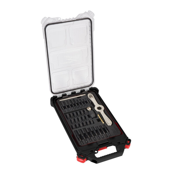 Gewindeschneidsatz metrisch in PACKOUT™ Compact Organiser mit Hex-LOK™ 2-in-1 Handgriff, 38-teilig