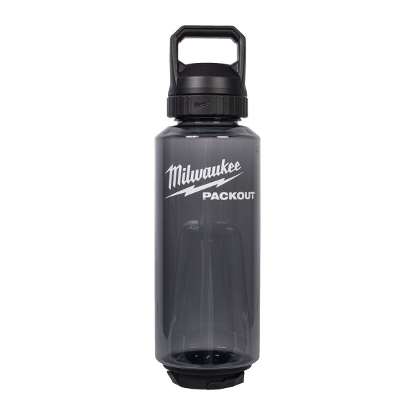 PACKOUT - PACKOUT™ Kunststoffflasche 1420 ml mit Trinkdeckel, schwarz